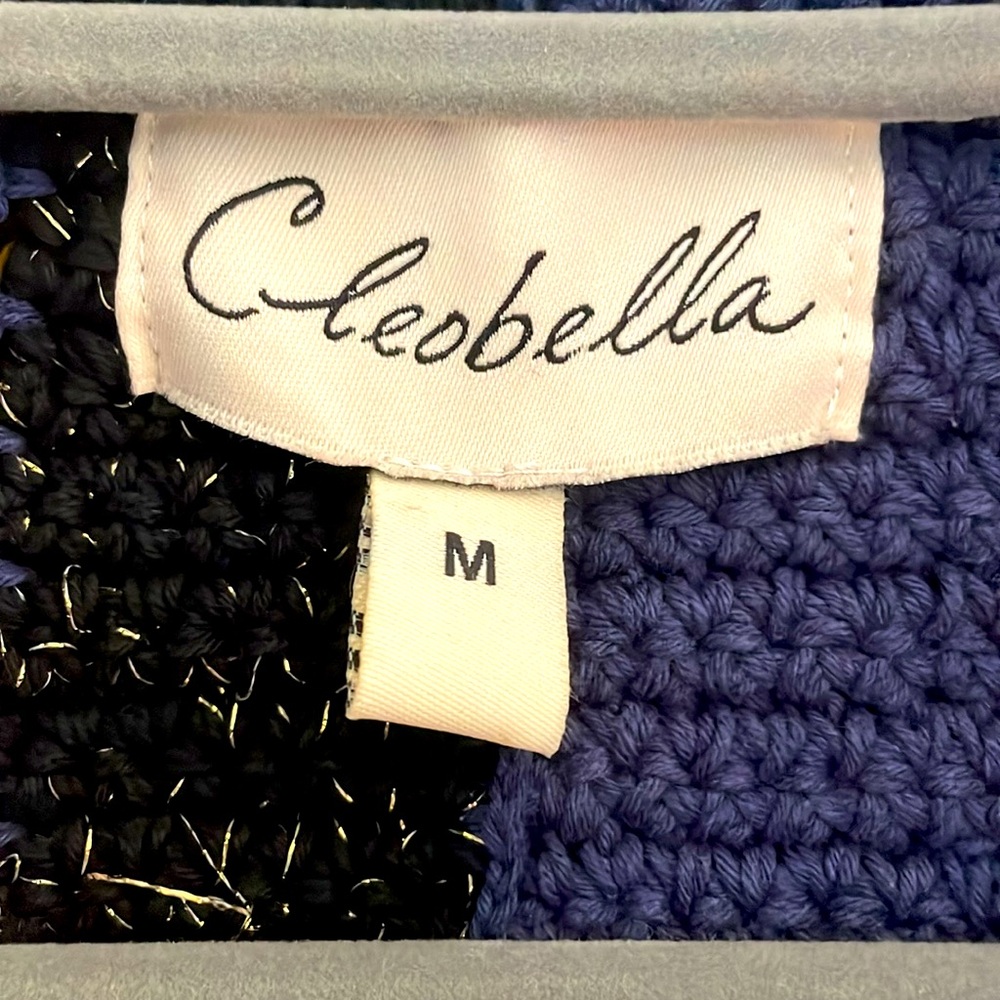 Cleobella heavy cropped crotchet multicolor jacket - Picture 3 of 10